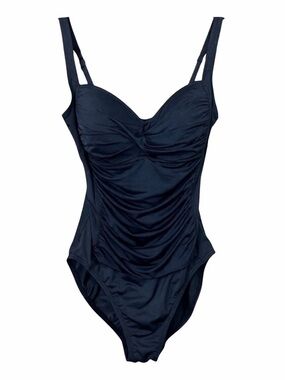 La Blanca By Rod Beattie Black Island Goddess Twist Bra One Piece Swimsuit